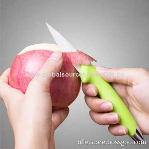 Colored ABS Handle Chef's Knife Set with Zirconia Oxide Blade